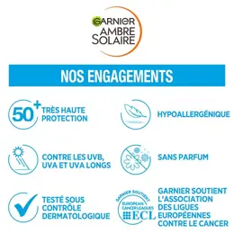 Garnier Ambre Solaire Super UV Fluide Visage Protecteur Anti-Taches Anti-Pollution SPF50+ 40ml