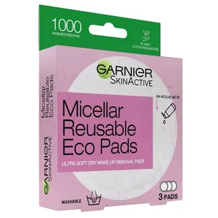 Garnier Soft Reusable Makeup Remover Pads 3 units