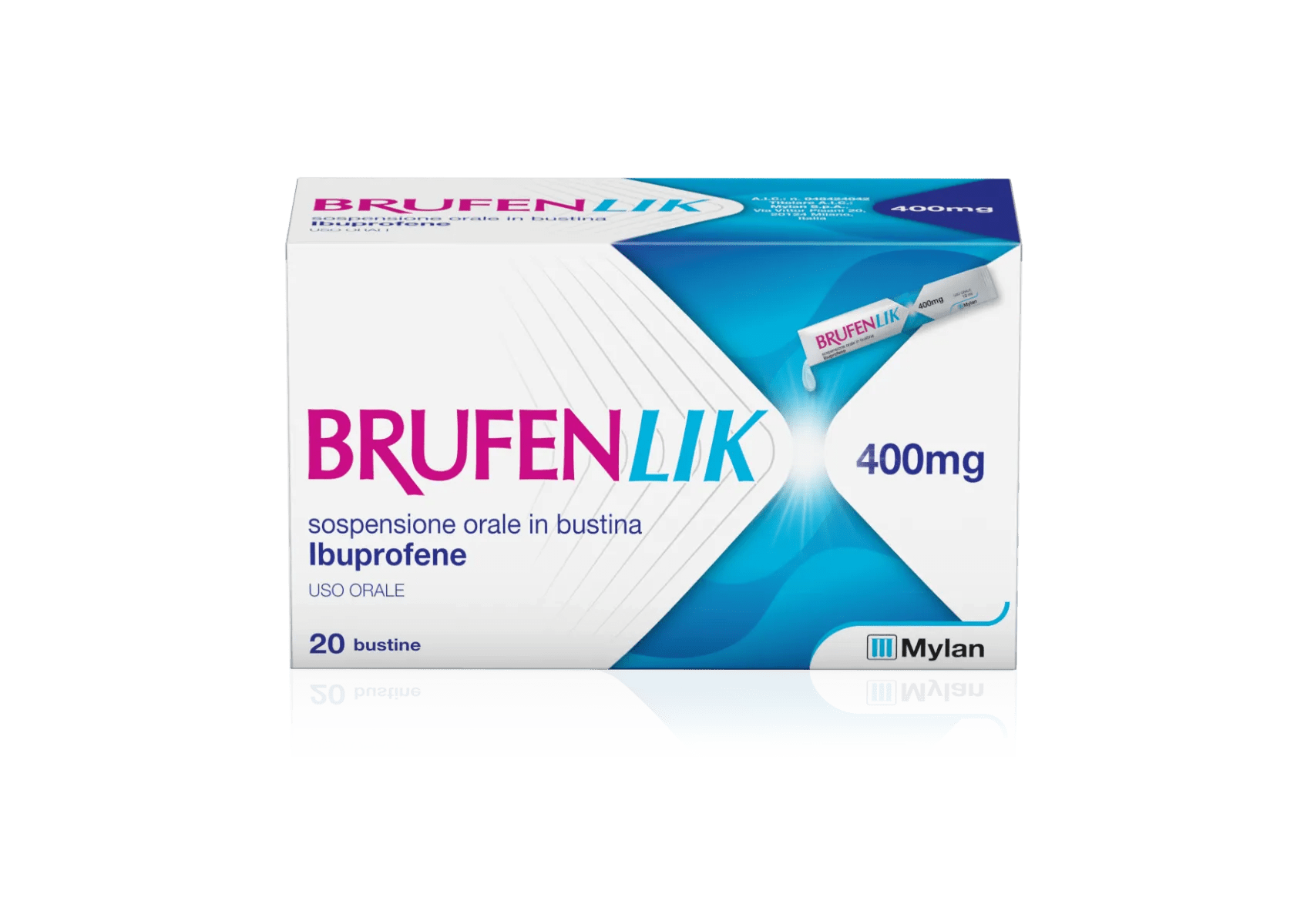 Brufenlik 400 mg Ibuprofene 20 Bustine da 10 ml