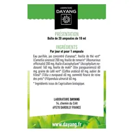 Dayang Complexe Minceur Bio 20 Ampoules