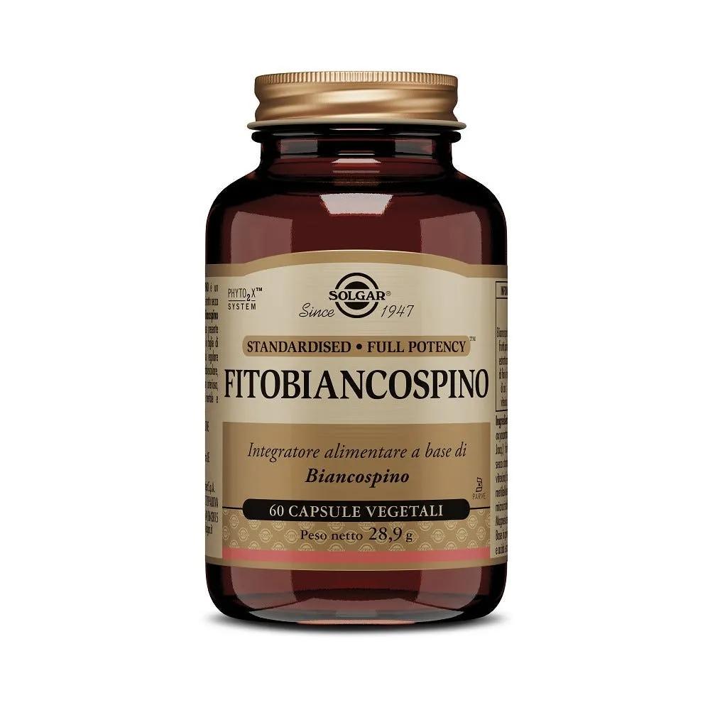 Solgar Fitobiancospino Integratore Cardiovascolare 60 Capsule Vegetali