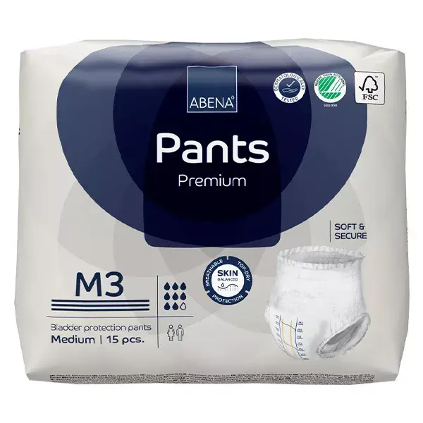 Abena Frantex Pants Premium Absorbent pantiese Size M3 15 units