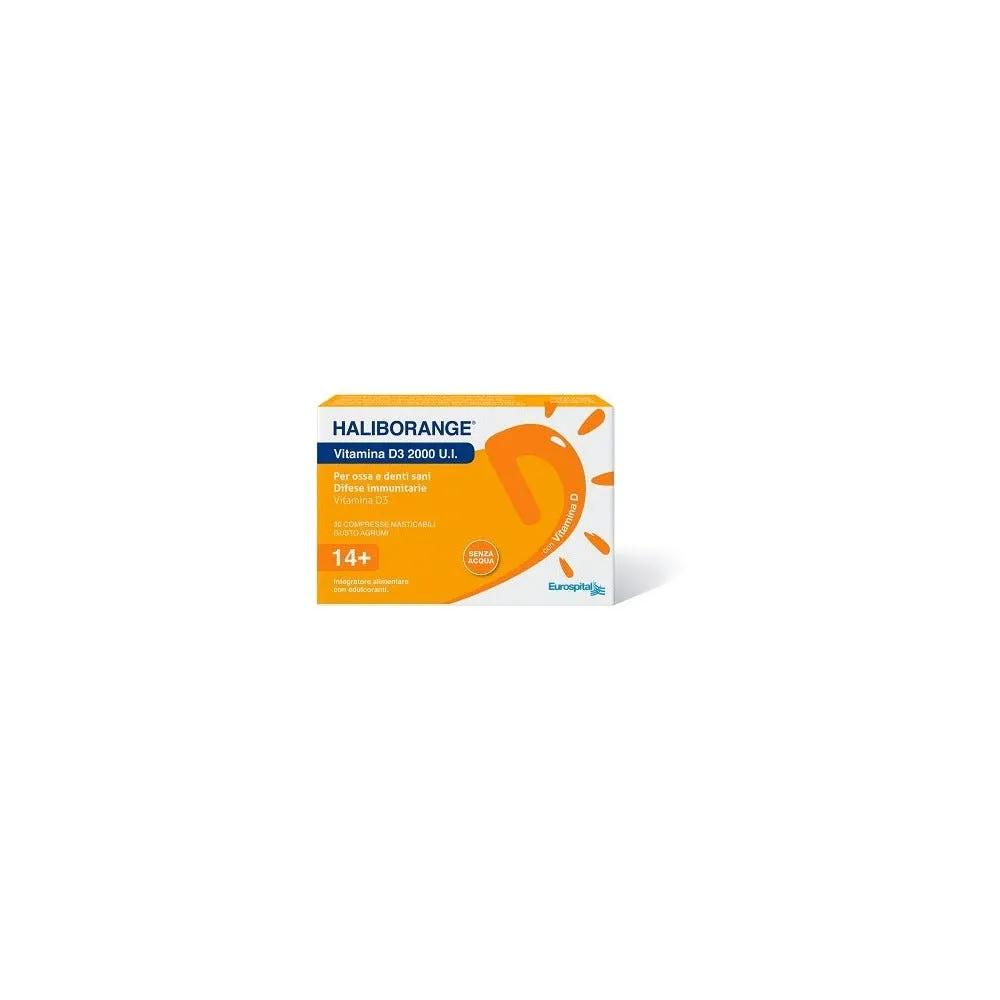 Haliborange Vit D3 2000 U.I. Integratore 30 Compresse