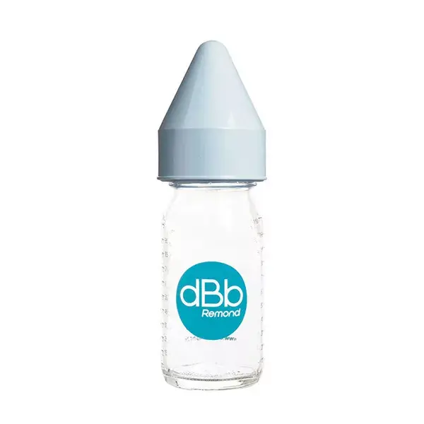 dBb Remond Regul'air Fruit Juice Blue Glass Baby Bottle 110ml 