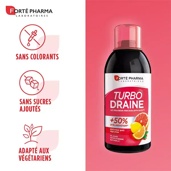 Forte Pharma Turbodraine Cítricos 500ml