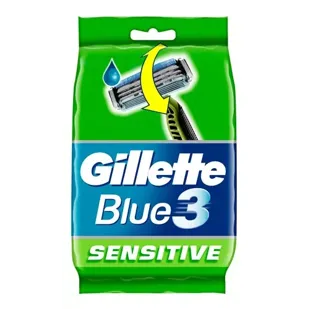 Gillette Blue 3 Sensitive Maquinilla de Afeitar 4+1 uds