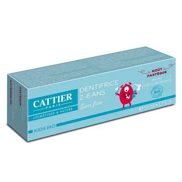 Cattier Dentífrico 2 - 6 años Gusto Sandía 50 ml