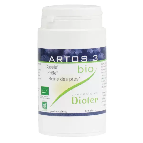 Dioter Artos 3 Bio  Medicinale a base di Erbe 120 capsule