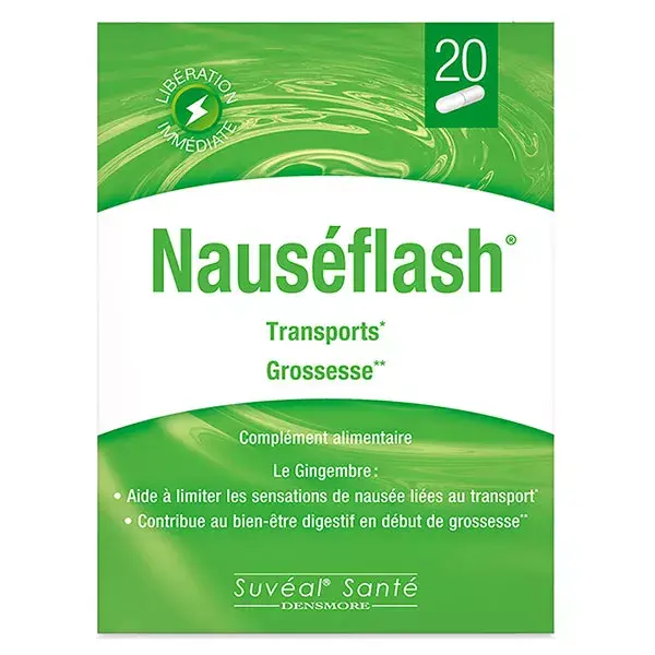 Densmore Nauséflash - Anti Nausée - Grossesse, Transport - 20 gélules