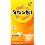 Supradyn Energy Vitaminas y Energía 30 Comprimidos Efervescentes