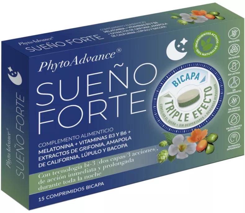 PhytoAdvance Sleep Forte 15 comprimés bicouches