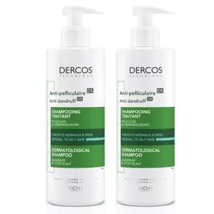 Vichy Dercos Shampoo Anticaspa Cabelos Normais e Oleosos 2x390 ml