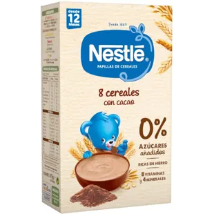 Nestle Porridge 8 Cerealien mit Kakao +12m 600 gr
