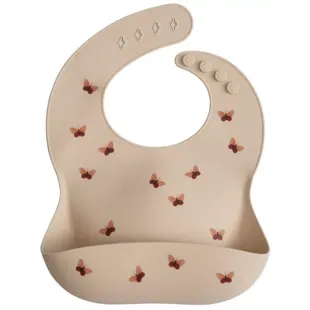 Mushie Silicone Bib Print Butterflies