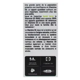 Santé Verte Vitamine D3 400UI 15ml