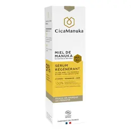 CicaManuka Sérum Visage Miel de Manuka et Acide Hyaluronique - Flacon de 30 ml