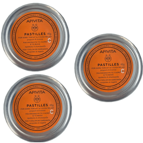 Apivita Propolis- en zoethouttabletten 3 dozen