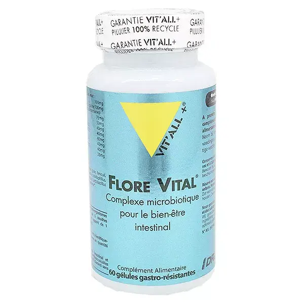 Vit'all+ Flore Vital 60 gélules gastro-résistantes