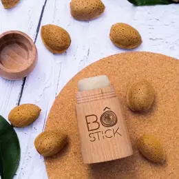 Bô Stick Lait d'Amandier Duo Applicateur Bois et Déodorant Solide 45g