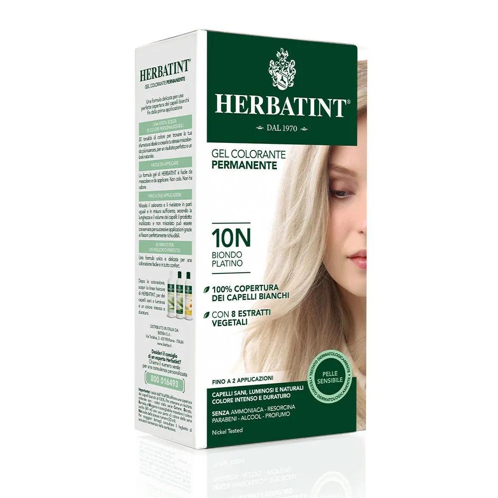 Herbatint Tintura Capelli Gel Permanente 10N Biondo Platino 150 ml