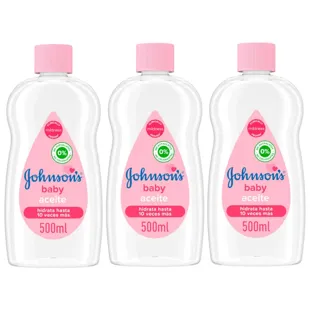 Johnson&#39;s Baby Moisturizing Body Oil for Babies 3x500 ml