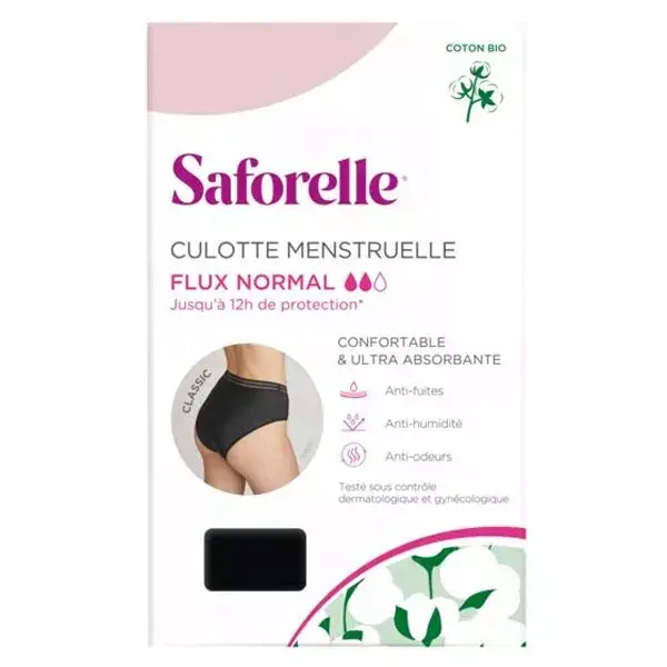 Saforelle Protections Culotte Ultra Absorbante pour les Règles Taille M / 38