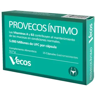 Vecos Nucoceutical Provecos Intimate 15 Capsules