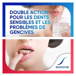 Sensodyne Dentifrice Sensibilité et Gencives Menthe Fraiche Lot de 2 x 75ml