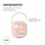 Suavinex Pacifier Holder with Flexible Handle for Hanging Walk Pink