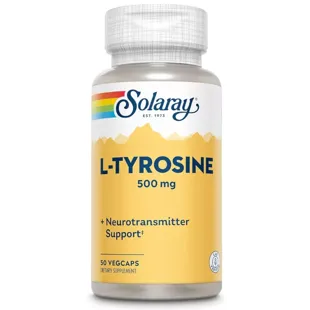 Solaray L-Tyrosine 500 mg 50 Vegetable Capsules