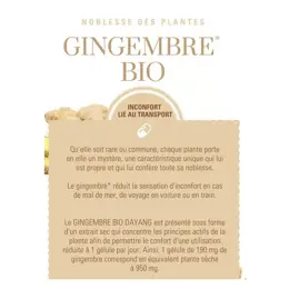 Dayang Gingembre Bio 15 gélules