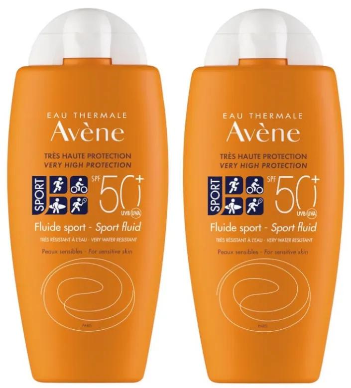 Avène Solar Sport Fluid SPF50+ 2x100 ml