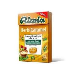 Ricola Herb-Caramel Caramelle Svizzere Alle Erbe Senza Zucchero 50 g