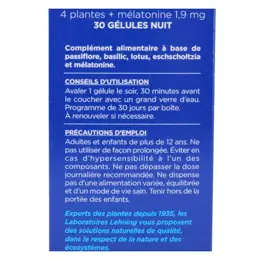 Lehning Sommeil Jour Nuit Bio 2 x 30 gélules