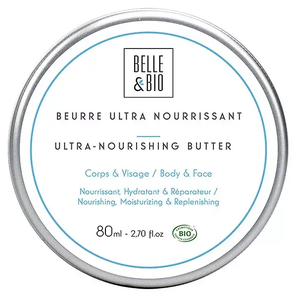 Belle & Bio Hydratation Corps Beurre Ultra Nourrissant Bio 80ml