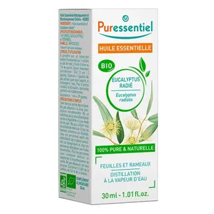 Olio essenziale di eucalipto radiata biologico Puressentiel 30 ml