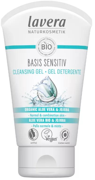 Imagen de Lavera Basis Sensitiv Gel Limpiador Aloe y Jojoba 125 ml