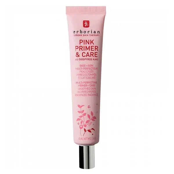 Erborian Pink Primer & Care Base Soin Multi-Perfecteur au Diospyros Kaki 45ml