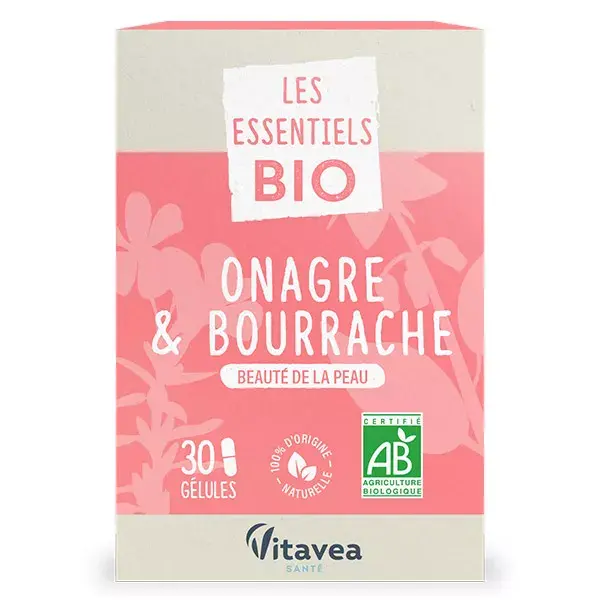Nutrisanté Vitavea Les Nutri'Sentiels Organic Evening Primrose Borage 30 capsules