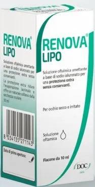 Renova Lipo Soluzione Oftalmica Umettante Acido Ialuronico 0,4% 10 ml