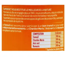 Superdiet Quatuor Bien-Être Digestif Bio 150 gélules