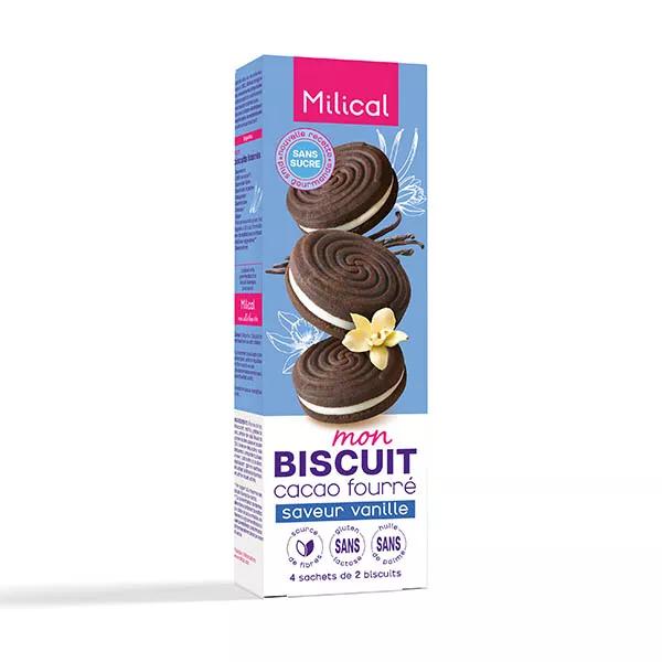 Milical My Cocoa biscuit filled with Vanilla flavor