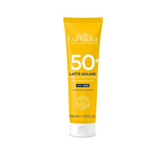 Euphidra Latte Solare SPF 50+ Protezione Molto Alta Travel Size 100 ml