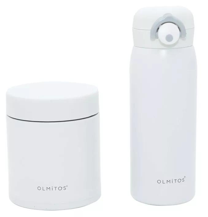 Olmitos Set Thermos Liquid + Solid White