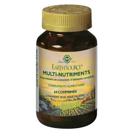 Solgar Earth Source Multi-Nutriments 60 comprimés