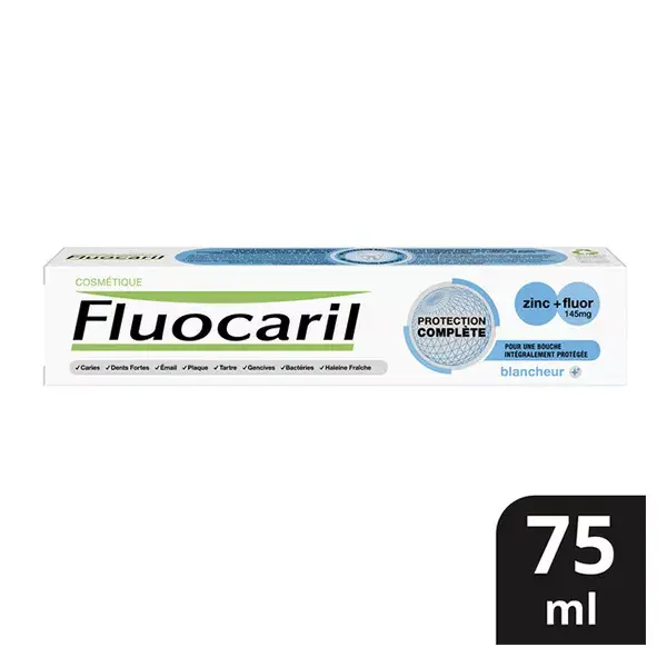 Fluocaril Protection Complète, Dentifrice Blancheur, 75ml