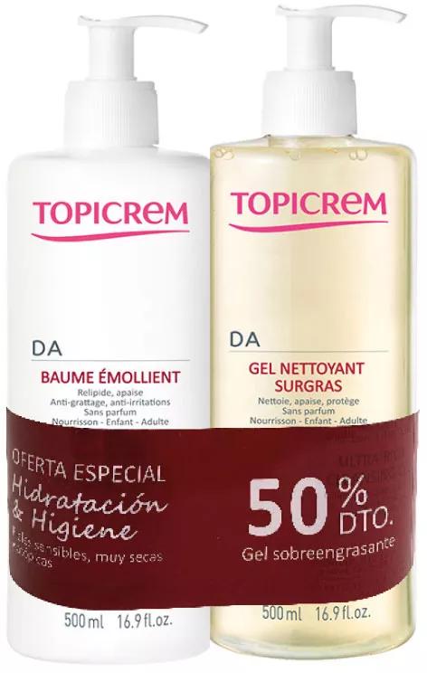 Topicrem Balsamo 500 ml + Gel Detergente Supergrassante 500 ml