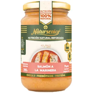 Natursenior Marinara Salmon Puree Ω3+Prebiotics+Protein 340 gr