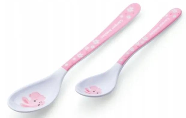 Canpol Babies Roze Melamine Lepels 2 stuks