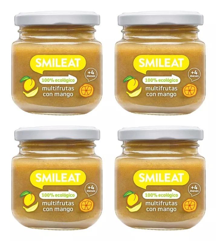 Smileat Fruit Multifruit Glas 4x130 gr